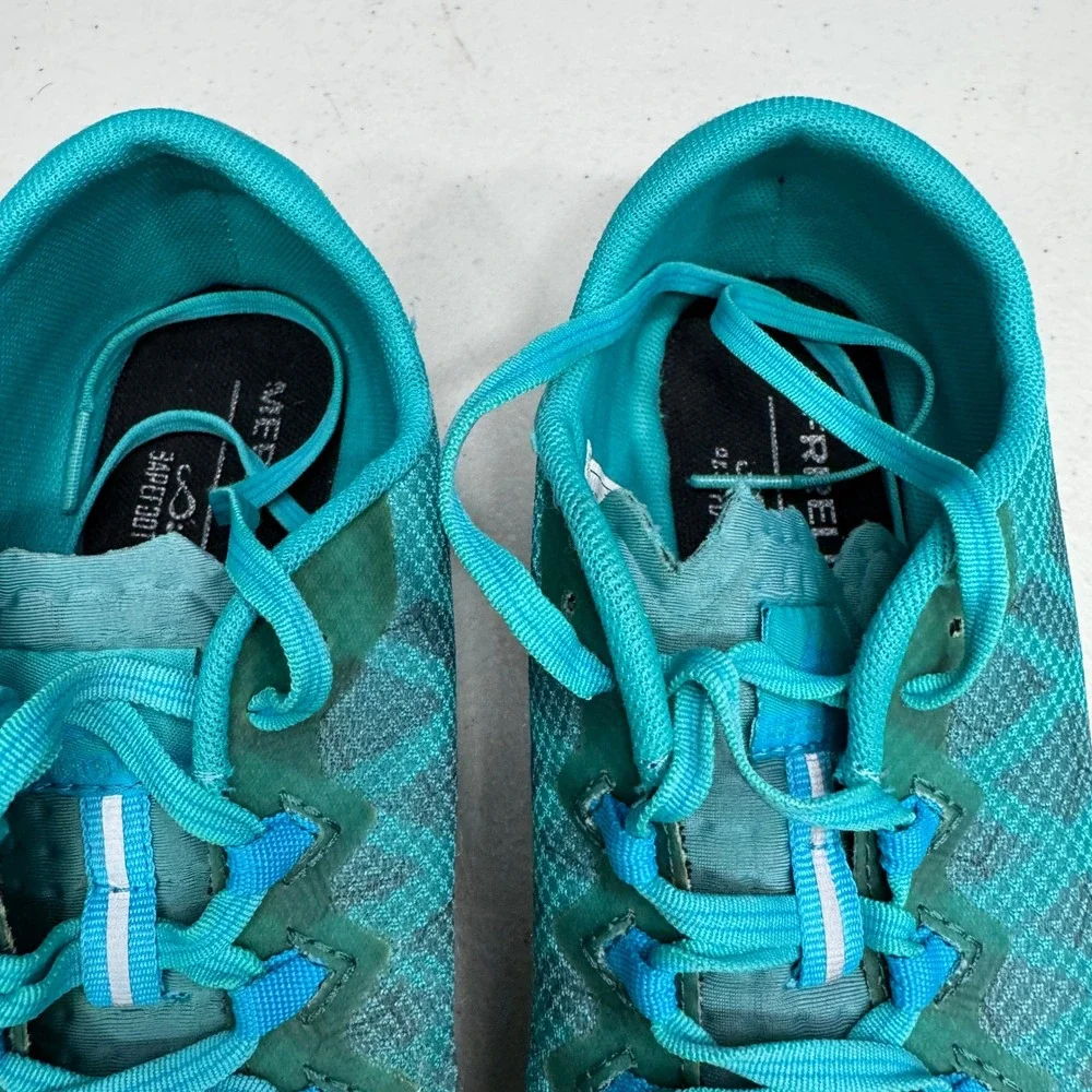 Merrell Vapor Glove 3 Barefoot Running Shoes Womens 10.5 Baltic Teal Athletic